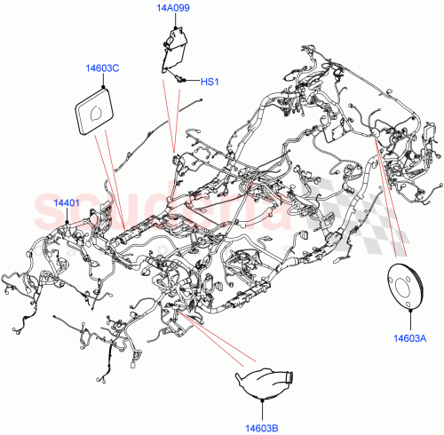 Part Diagram for Land Rover LR164406