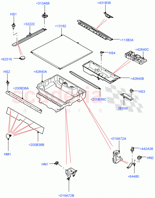 Part Diagram for Land Rover LR082122