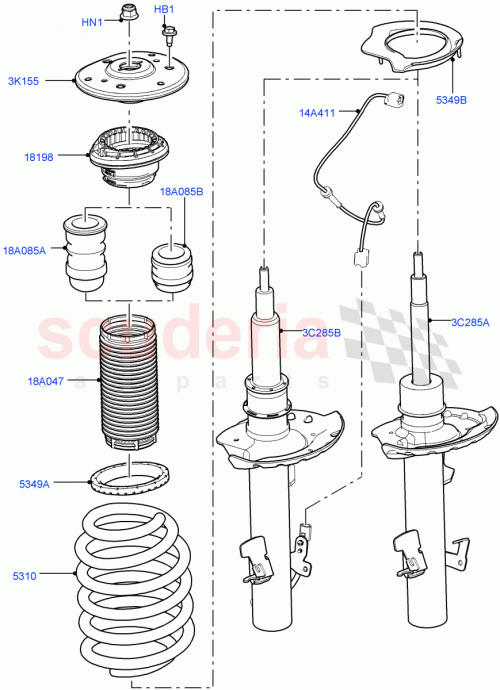 Part Diagram for Land Rover LR060796