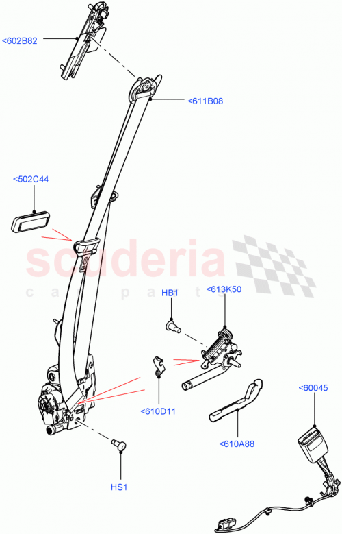 Part Diagram for Land Rover LR112306