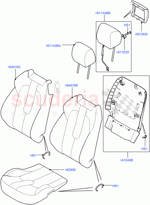 Part Diagram for Land Rover LR026722