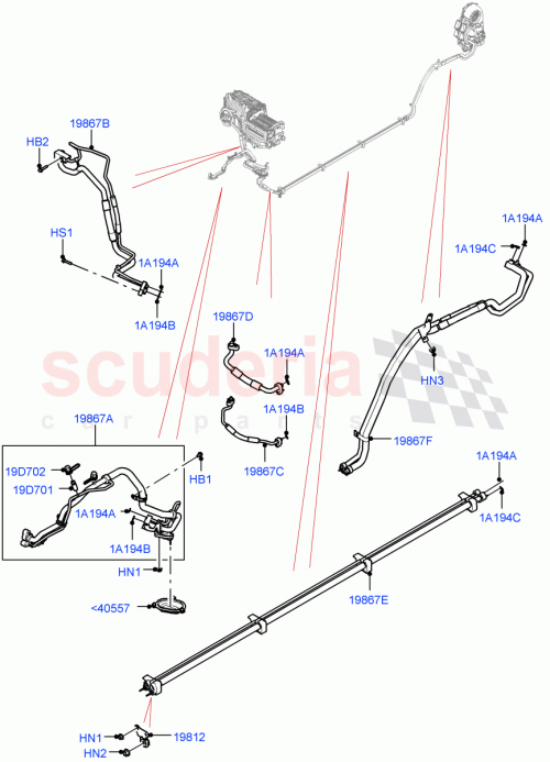 Part Diagram for Land Rover LR133088