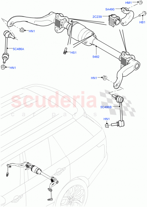 Part Diagram for Land Rover LR048092