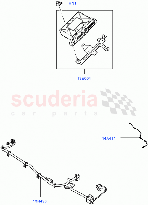 Part Diagram for Land Rover LR133108