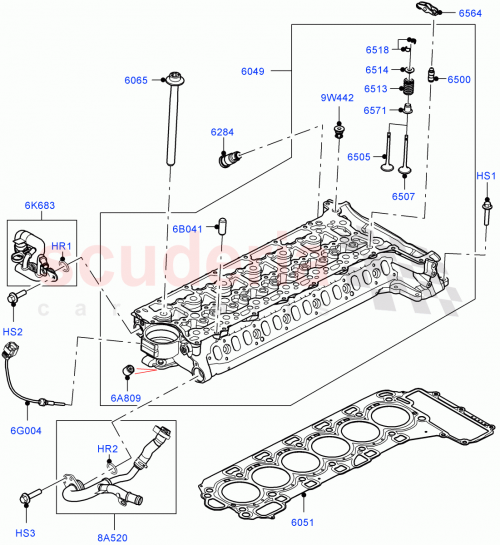 Part Diagram for Land Rover LR125590