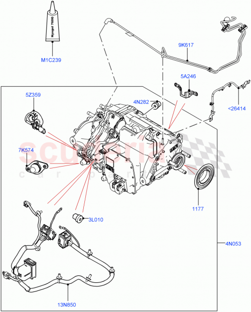 Part Diagram for Land Rover LR157836