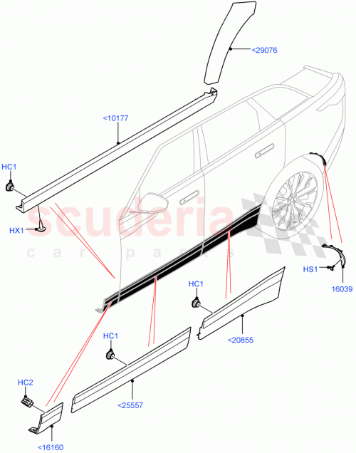 Part Diagram for Land Rover LR146630
