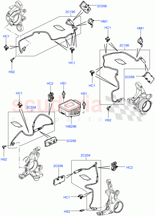 Part Diagram for Land Rover LR011785