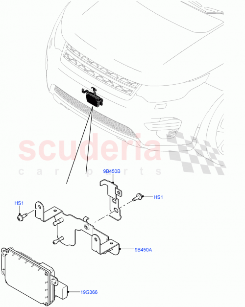 Part Diagram for Land Rover LR077007
