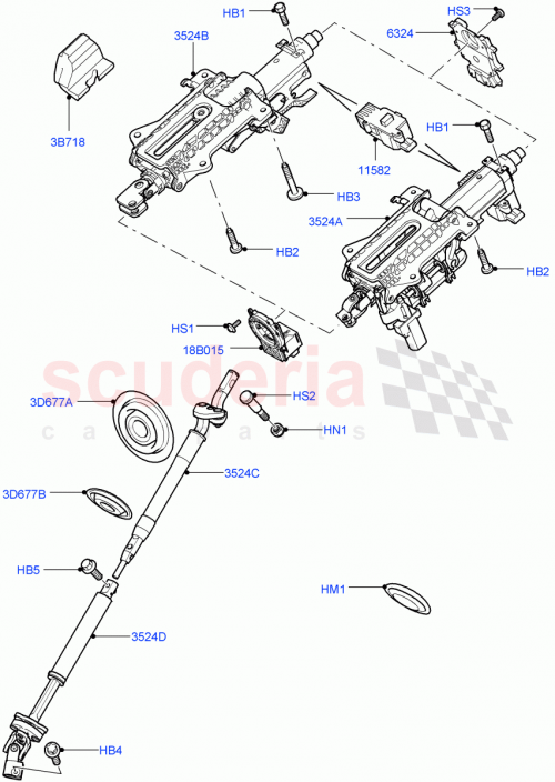 Part Diagram for Land Rover QMH500110