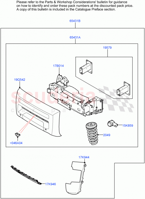 Part Diagram for Land Rover VPLE110WMT03
