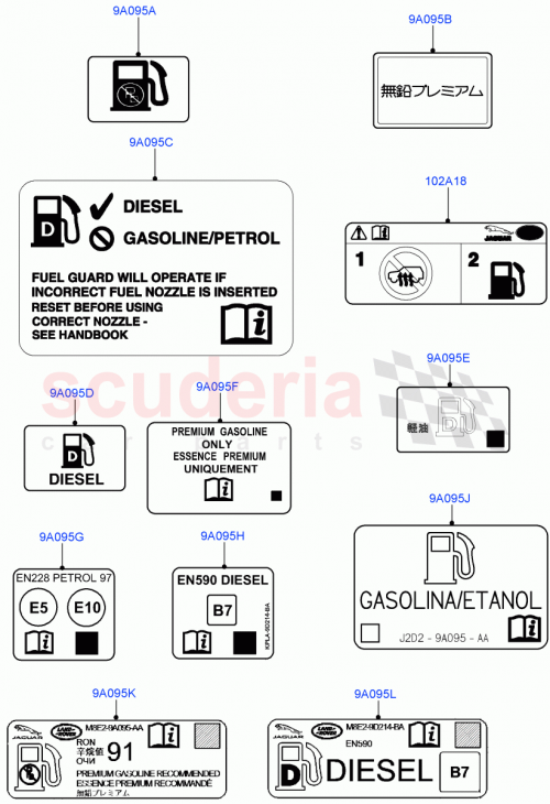 Part Diagram for Land Rover LR148834