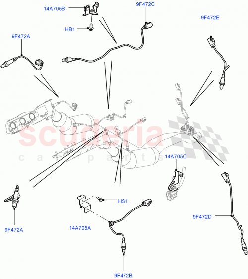Part Diagram for Land Rover LR052371