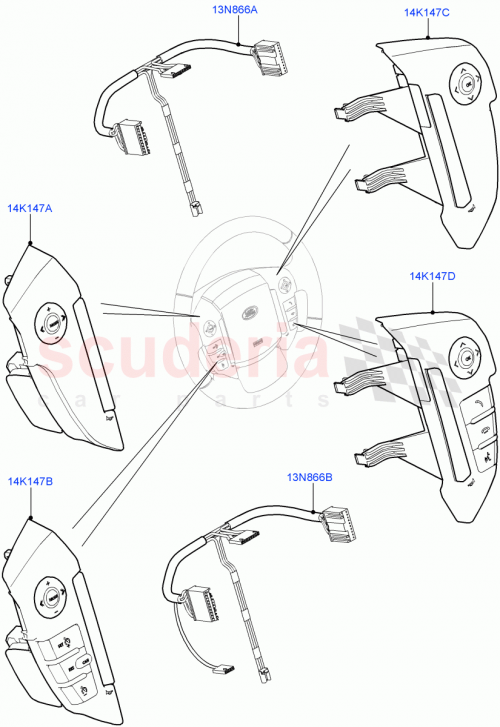 Part Diagram for Land Rover LR082627