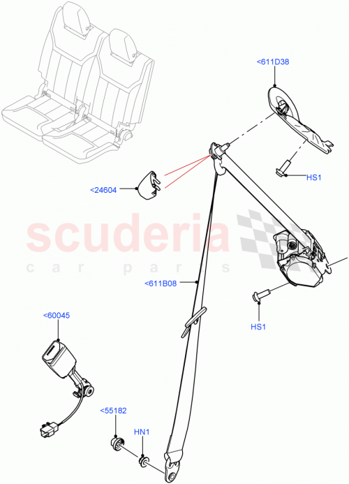 Part Diagram for Land Rover LR081188